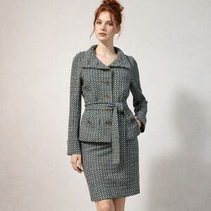 Diane Von Furstenberg 2Pc. Fitted, Knit Blazer & Skirt